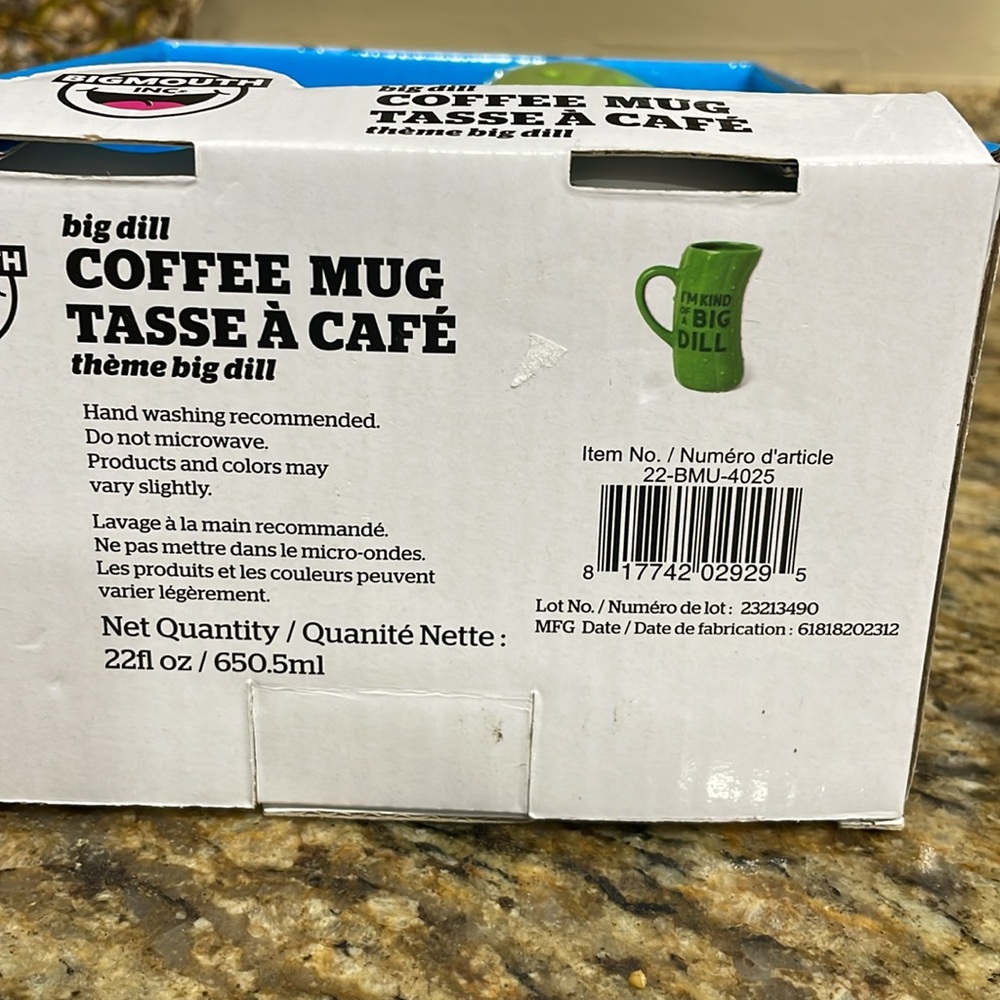 I’m Kinda of a Big Dill Coffee Mug 22 Fl Oz - Picture 7 of 7